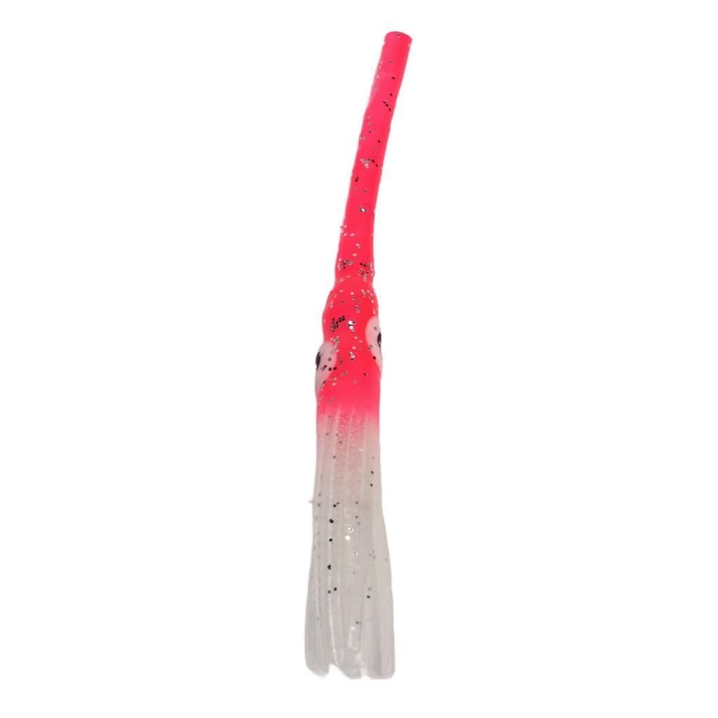 30pcs Luminous Squid Skirts Soft Artificial   Luminous Bait for Saltwater Freshwater