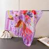 New Artistic Style Printed Imitation Silk Square Scarf Shawl Versatile High-end Feeling Neck Small Headscarf