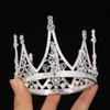 Original Barokk Rund Krone Legering Tiara Bursdag Brud Kakedekorasjon Krone Barn