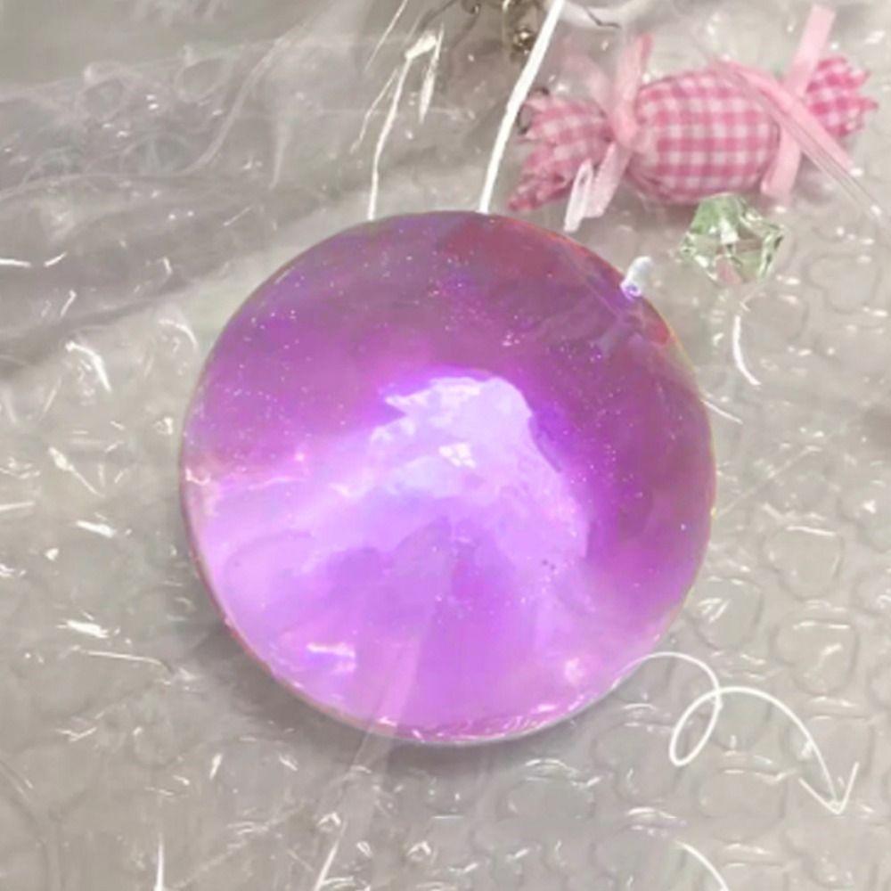 Transparent TPR Crystal Ball Solid Bubble Pinching Toy Funny Water Ball Pinching Toy  Kids Toys