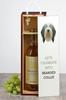 Bearded Collie, Highland Collie - Geometric Box With Photo And Inscription For Wine Brand Art-Dog