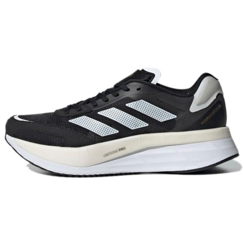 Adidas Adizero Boston 10 Black White Women's Sneakers H67515