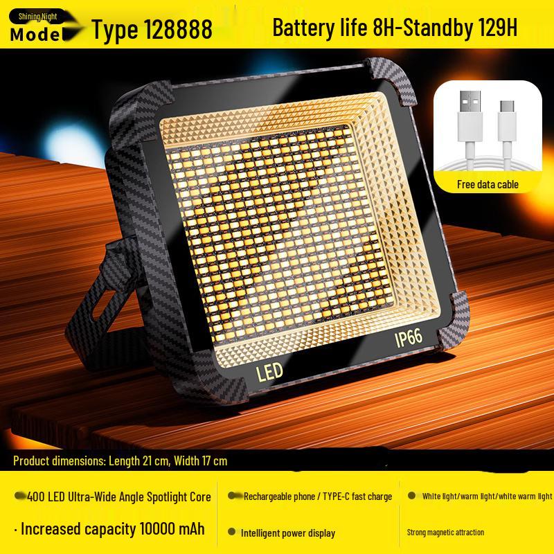 NuFeng Solar Rechargeable Outdoor Camping and Stall Light