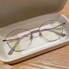 Spring Eyewear Frame With Antiradiation Glasses For Office Use