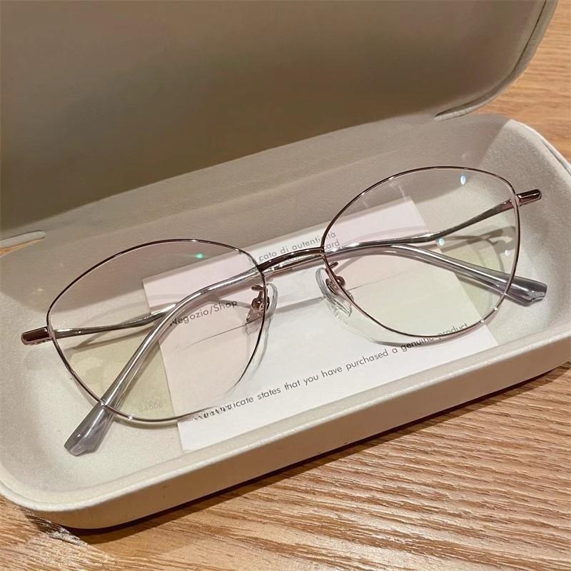 Spring Eyewear Frame With Antiradiation Glasses For Office Use