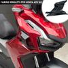2 Stück Motorrad-Winglets Seitenverkleidungen Aerodynamische Finnen Klebend Links Rechts Flügelzubehör für HONDA ADV160 2025-2025