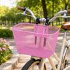 Cesto Sospeso Impermeabile 12/14/16/18/20 Pollici Nero/Rosa Cesto Posteriore in Rete per Bicicletta