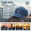 [Patriotic Baseball Cap] 250Th Anniversary Jet Formation Print Polyester Adjustable Hat Lightweight Curved Brim Casual Outdoor Sports - Dad Hat,