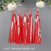 Party Unicorn Garland Rainbow Iridescent Tassel Garlands Paper Flower Wedding Decoration Birthday Baby Shower Party Decorations
