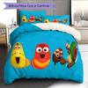 Larva Pattern Bedding Home Decoration Birthday Gift ( 1 Duvet Cover + 2 Pillowcase, Without Core),fan Merchandise.