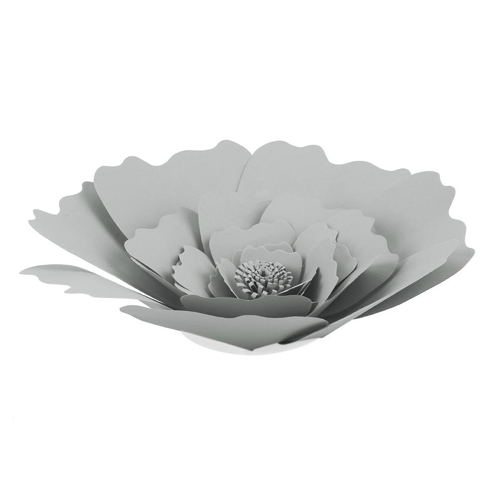DIY Beautiful Tissue Paper Flower Decoration for Birthday Wedding Party Grey
