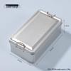 Rectangular Iron Screw Storage Box with Stainless Steel Buckle