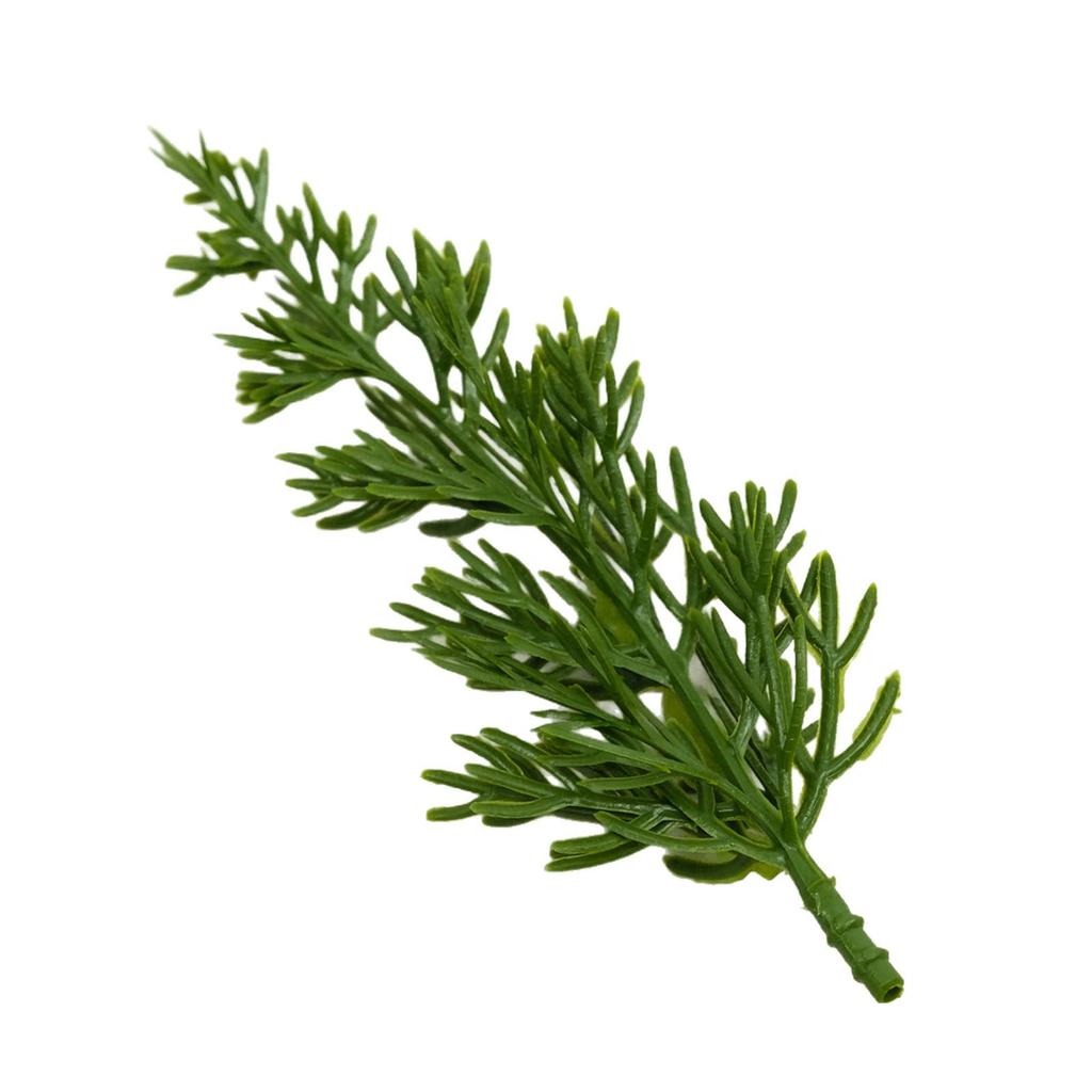 Exquisite DIY Green Pine Cypress Plastic Plant Props for Photography & Jewelry Decoration