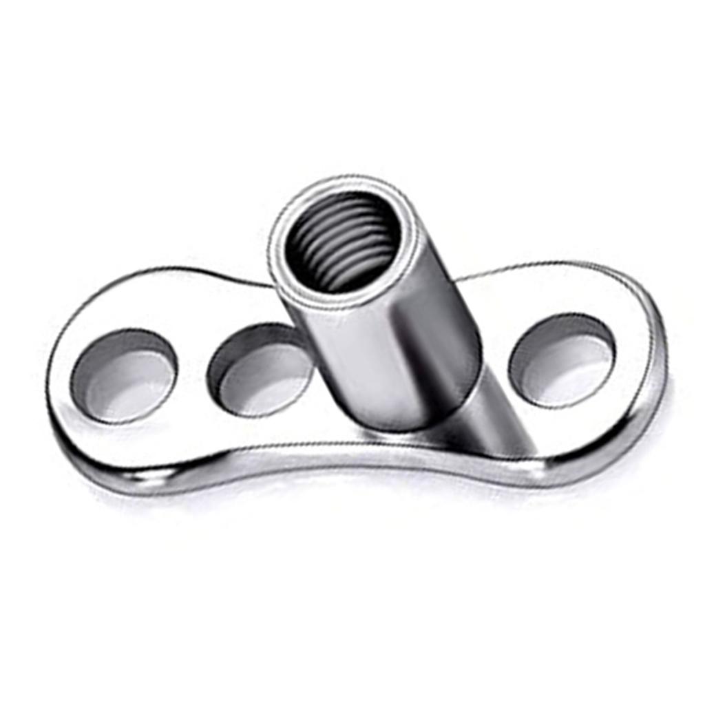 Fashionable ASTM F136 Sturdy Steel Materials Dermal Anchors Piercing Microdermal Jewelry Statement Pieces Daily Use