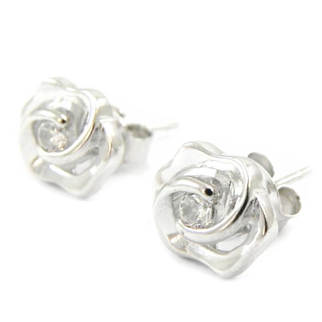 

Les Trésors De Lily [I4026] - Boucles Argent Câlin Blanc argenté (rhodié) - 9x9 mm (fleur)