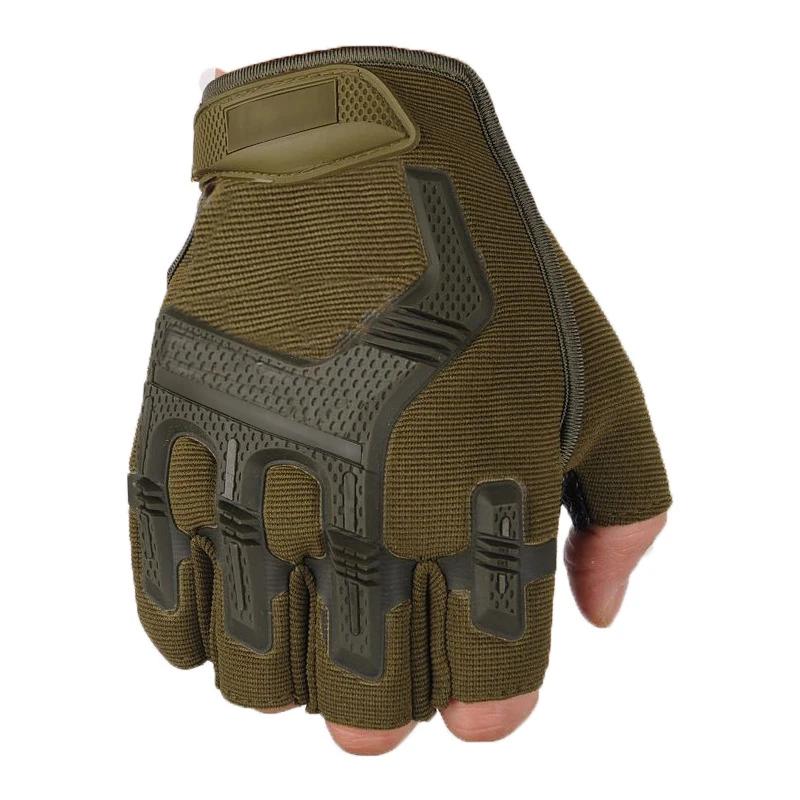 

Outdoor Tactical Gloves Military Half-finger Fishing Riding Sports Unisex Weightlifting Riding Gardening Glove One Size One size fits all