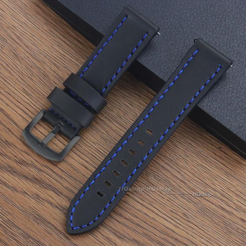 Quick Release Vintage Retro Genuine Leather Watch Band 18mm 20mm 22mm 24mm Soft Watch Bracelet Men Women Watch Strap Sport Belt