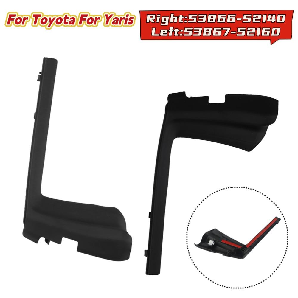 Levé/Pravé těsnění pod kapotou Pro Toyota Pro Yaris 2015 2016 2017 LE 53867-52160 53866-52140 Rohový ozdobný díl pro zábal čelního skla auta