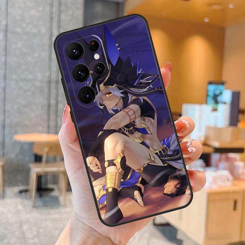 

Genshin Impact Cyno Phone Case For Samsung Galaxy S25 S24 S23 S21 S20 S22 Ultra S9 S10 Plus S25 FE Back Cover Galaxy S10