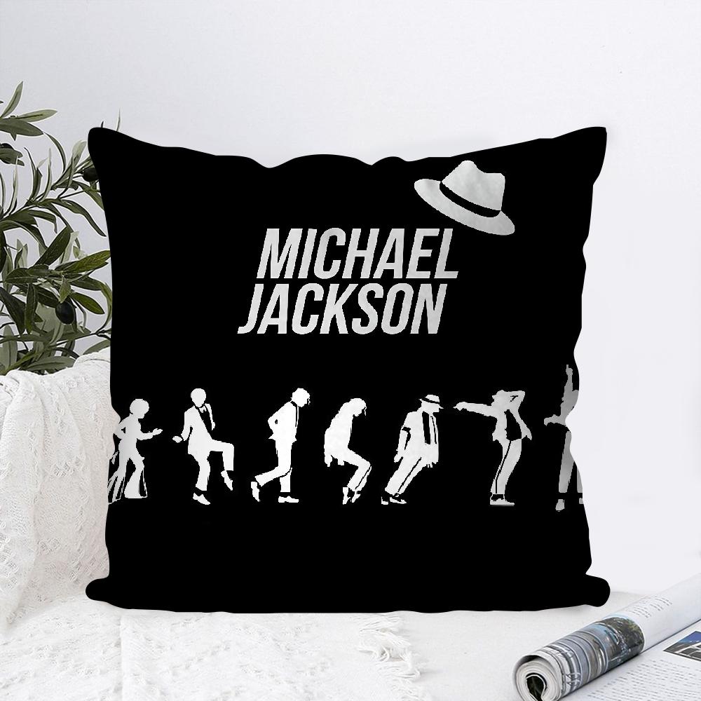 Povlak na polštář M-Michael Jackson Čtvercový polštář Ložnice Pohovka Volný čas Pohodlný polštář Auto Obývací pokoj Domácí dekorace
