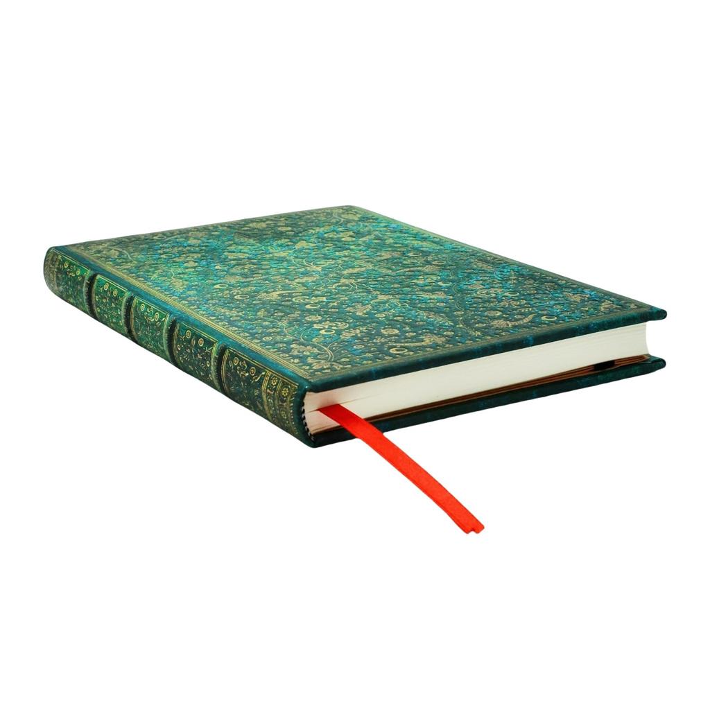 Paperblanks Hardcover Notebook, Emerald Flower, Midi B6, Ruled, PB1315-1