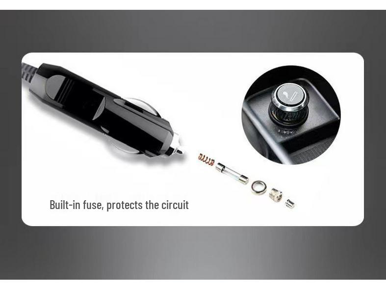 12V Electric Portable Car Air Pump for Tires (Single Cylinder)