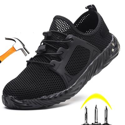 Safety Shoes Men New Steel Toe Male Protective Footwear Work Man Boots Safety Boots Men's Work Shoes Puncture Proof Work Sneaker
