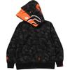 Bape X Porter Stand Shark Durchgehender Reißverschluss Doppel-Kapuzenpullover 1L23-115-910