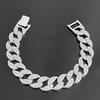 Bracelet Hip Hop Dominance 15mm Cuban Bracelet Men's High End Sensation Handmade