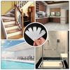 12pcs Safety Bathroom Anti-slip Strips Self-adhesive Non Slip Shower Treads Stickers Transparent Safety Strips