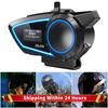 Motorcycle Helmet Speaker Waterproof Motorcycle Headphones Wireless BT Headphones for All Helmets
