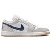 New JORDAN 1 Low Midnight Navy Neutral Grey 553558-146