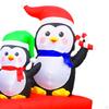 Penguin Christmas Inflatable Decorations Light Up for Kids Women Men