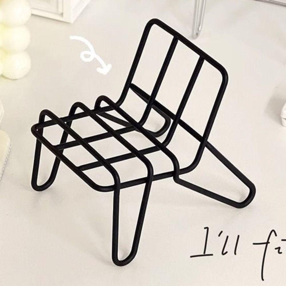 Portable Desktop Phone Chair Stand Mental Hone Holder Stand Simple Mobile Phone Holder Home