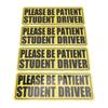 4KS Nová samolepka pro řidiče Bezpečnostní varování Magnetická značka Student řidič Reflexní nálepka pro začínajícího řidiče Univerzální pro