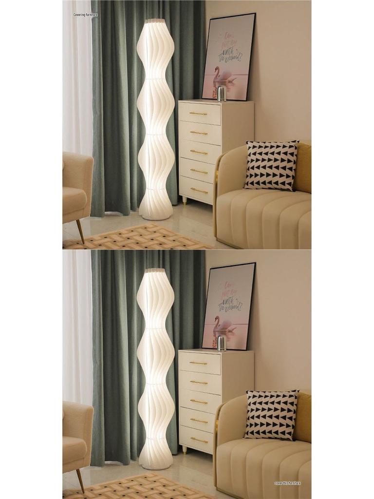 Nordic Cream Grass Skirt Floor Lamp: Elegant Bedroom & Living Room Atmosphere Light