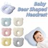 Cute Baby Shaping Pillow Breathable Baby Head Cushion Baby Bear Shaped Headrest  Sleep Improvement