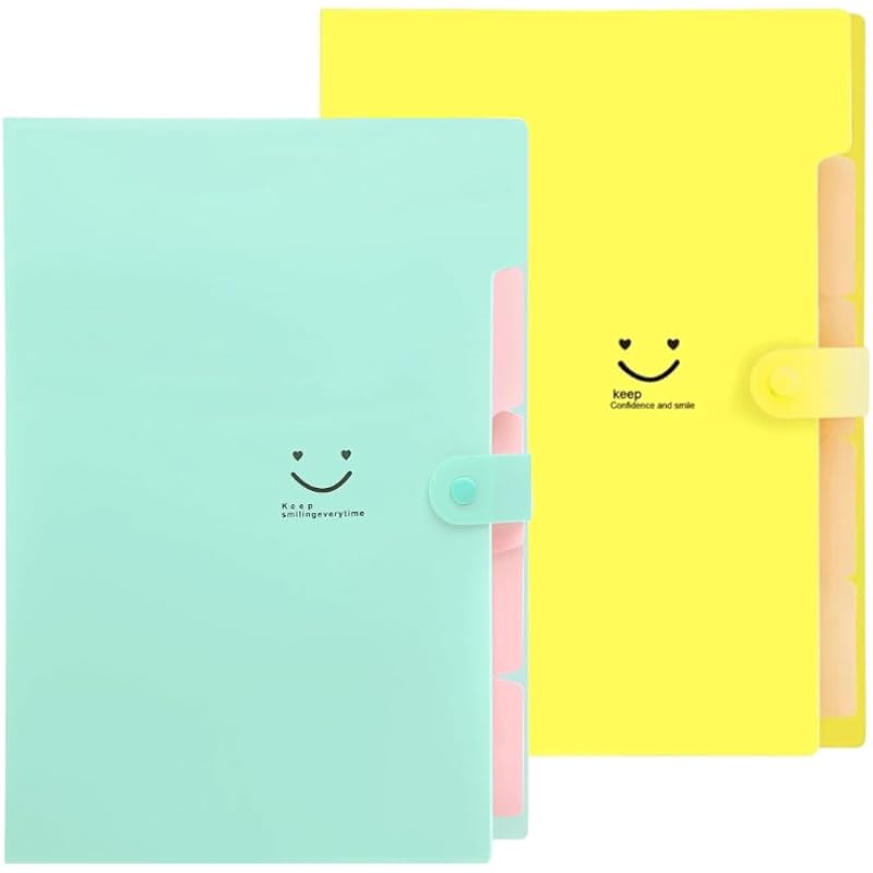 Corslet Documents Folder for Certificate A4 Paper Expanding File Folder Pockets Accordion Document Organiser Mini Waterp