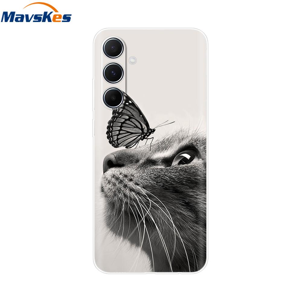 Clear Silicon Case For Samsung Galaxy M54 5G Case SM-M546B Soft Phone Cover For Samsung M54 GalaxyM54 M 54 Protective Shell Para