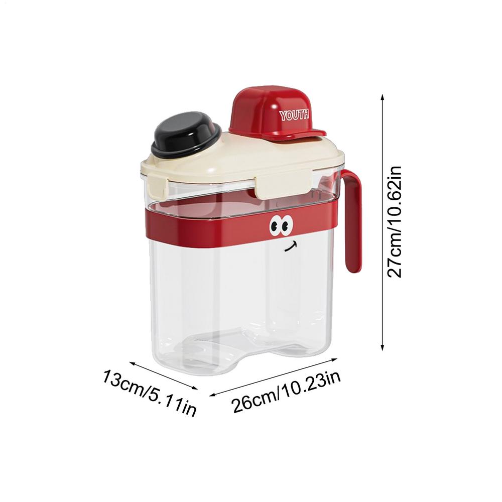 

Cat Food Storage Container Airtight Cereal Clear Container Large Capacity Cat Food Bin For Kitchen Pantry Home Treats Cereal красный