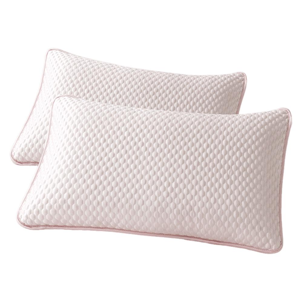 2PCS Cooling Pillowcase Washable Ice Bean Bean Pillowcase Breathable Soft Cool Pillowcase for Hot Sleepers