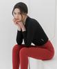 NOKJOK [2 Pack] Meriel Crop Long Sleeve Tee 2-Piece Set (D Type)