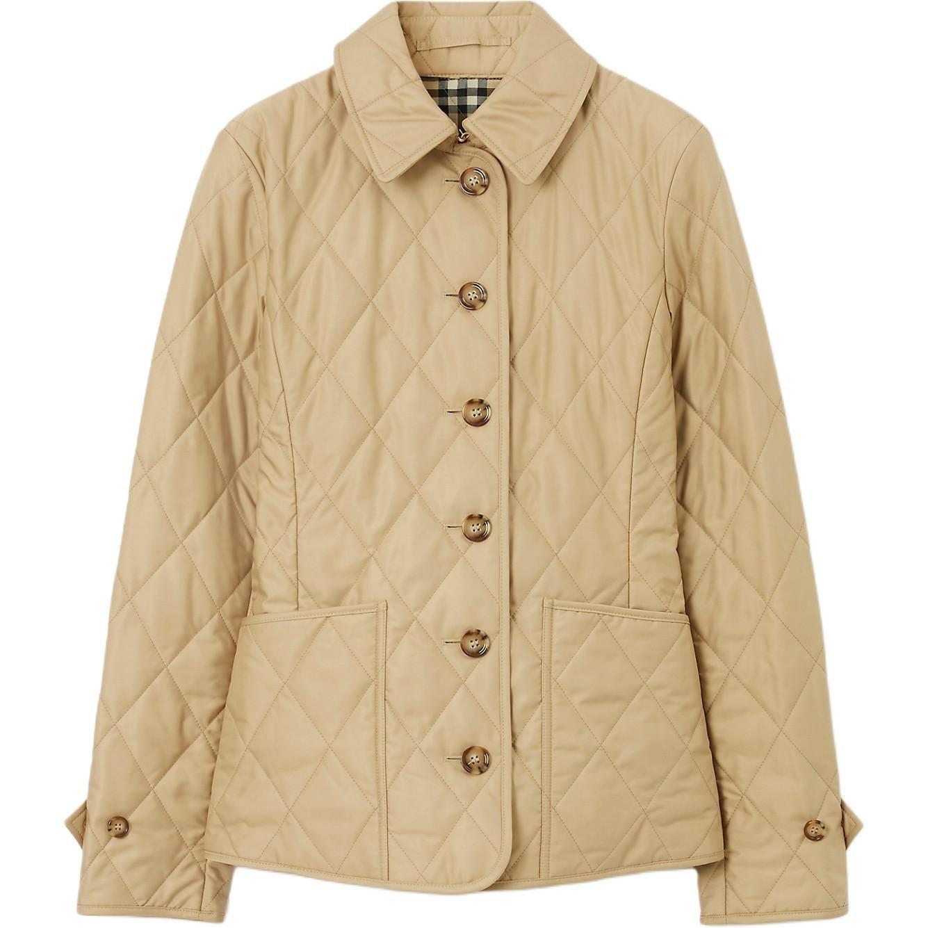 Burberry Jacket Slim Fit Women`s Khaki
