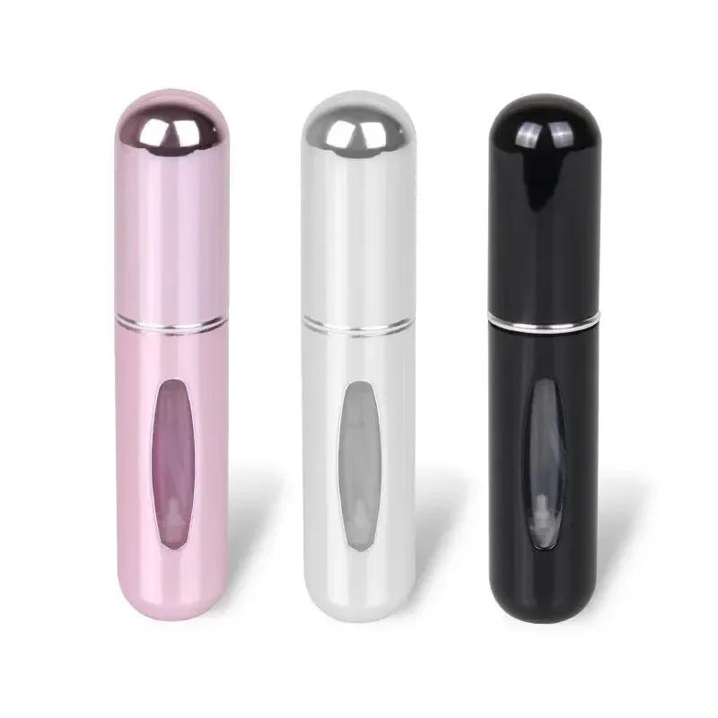 

3pcs Perfume Dispenser Bottle 5ml Rotating Perfume Dispenser Bottle Visualization Design Compact Fashion Portable Spray Bottle