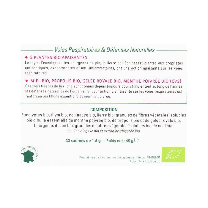 Nutrigée Infusion Respiratoire 30 sachets