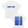 Zangeres Aitana Cuarto Azul Tour 2025 Print T-shirt Unisex Dames Hip Hop Fans Kleding Korte Mouw T-shirts Tops Puur Katoen T-shirt