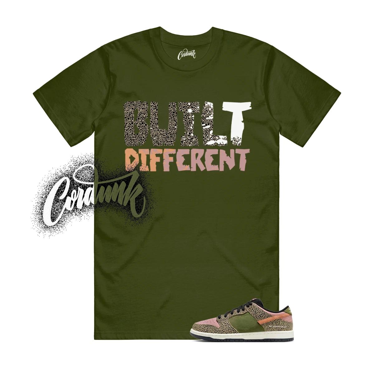 

Dunk Recreational Use Khaki Amber Brown Rust Pink Green Rec T Shirt Match BUILT 4XL