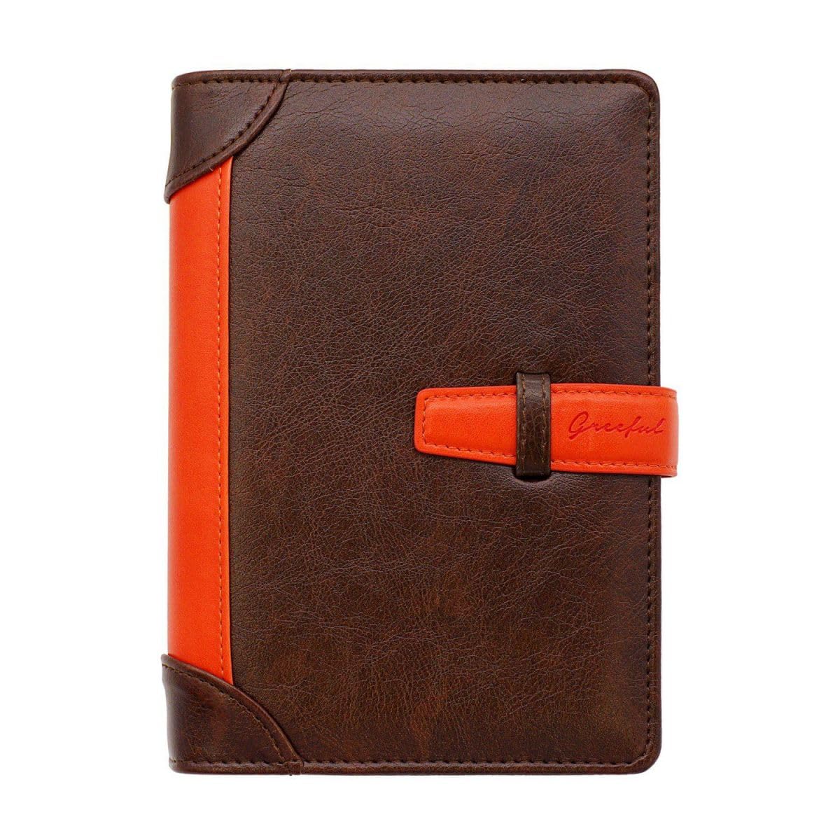 

greeful greeful system notebook s brown orange 641904