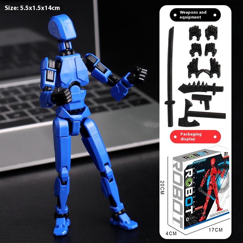 Farbkasten Glückspuppe 13 Mehrgelenk-bewegliches Puppenspielzeug der 3. Generation Schaufensterpuppe DIY Ganzkörper-Dekompressionsartefakt