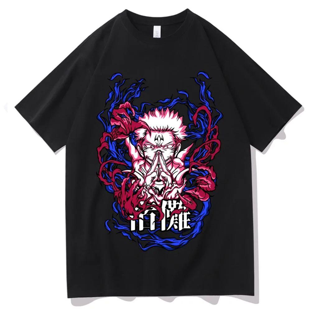 Summer Print T Shirts Jujutsu Kaisen Geto Suguru T-shirt Harajuku O-neck Summer Casual Shirt Anime Gift Unisex